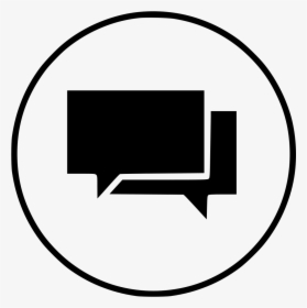 Chat Talk Conversation Message Messaging Bubble Comment - Symbol, HD Png Download, Free Download