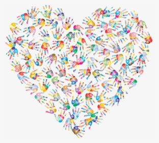 Heart, Love, Hands, Volunteer, Helping, Care, Caring - Flags In A Heart, HD Png Download, Free Download