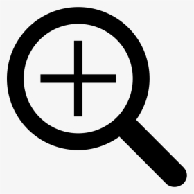 Plus Zoom Or Search Symbol Of Interface - Zoom In Icon Svg, HD Png Download, Free Download
