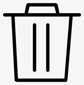 Dustbin - Black And White Bin Clipart, HD Png Download, Free Download