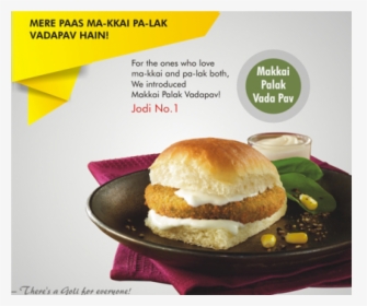 Shezwani Makka Pav - Goli Vada Pav Delhi Menu, HD Png Download, Free Download