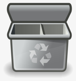 Hat Day Clipart - Grey Recycling Bin Clipart, HD Png Download, Free Download