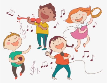 Child Musical Instrument Illustration - Kids Music Illustration, HD Png Download, Free Download