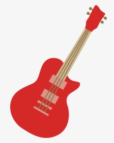 Bass Material Guitar Instrument Vector Musical Clipart - Bass Instrument Clipart, HD Png Download, Free Download
