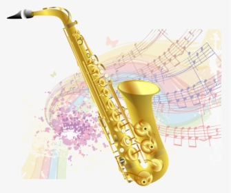 Musical Instrument,reed Instrument,mellophone - Transparent Background Saxophone Clipart, HD Png Download, Free Download