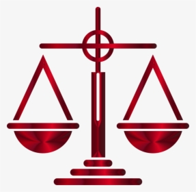 Lawyer Judge Court Law Firm - Red Scale Of Justice, HD Png Download, Free Download