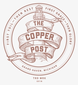 Cpg18 Copperpost-logo Full Simple Gold - Back Of A Nickel, HD Png Download, Free Download