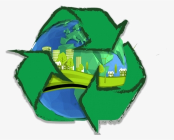 Earth - Recycling And Composting Clip Art, HD Png Download, Free Download