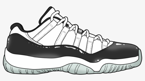 Air Jordan 11 Low “concords” - Sneakers, HD Png Download, Free Download