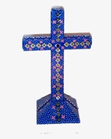Cruz Azul Con Cuchis Y Flores - Jewish Christian Muslim Symbol, HD Png Download, Free Download