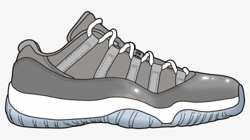 Air Jordan 11 “cool Grey” - Sneakers, HD Png Download, Free Download