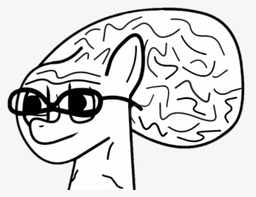 Big Brain Mlp Wojak, HD Png Download, Free Download