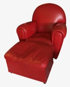 Poltrona Frau Vanity Fair Armchair And Ott Red Leather, HD Png Download, Free Download