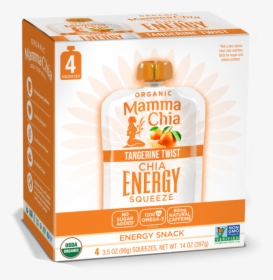 Chia Energy Squeeze 4-pack - Mamma Chia, HD Png Download, Free Download