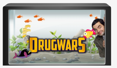 Bean & Other Famous People Playing Drugwars Something - Aquarium Fish Tank Vector, HD Png Download, Free Download
