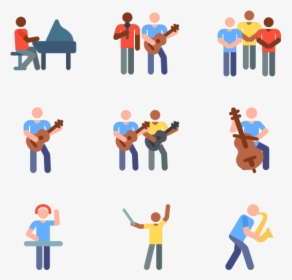 Musician Human Pictograms, HD Png Download, Free Download