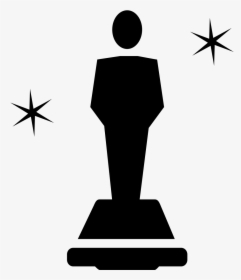 Black And White Oscar Clipart, HD Png Download, Free Download