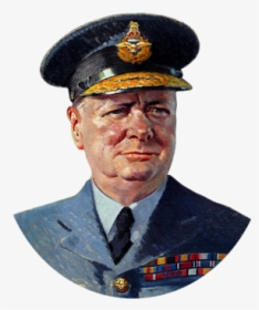 Winston Churchill In Uniform, HD Png Download, Free Download