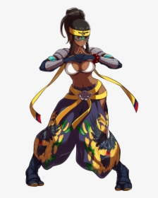 Zarina Snk Heroines Costume Bandeiras - Snk Heroines Tag Team Frenzy Zarina, HD Png Download, Free Download