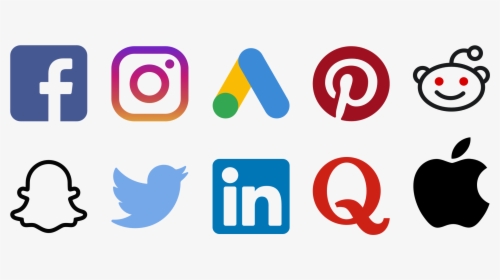 Most Popular Social Media Logos , Png Download - Social Media Platforms Png, Transparent Png, Free Download