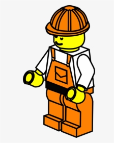 Construction Worker Lego Men, HD Png Download, Free Download