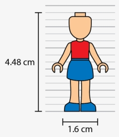 Width And Height Of Lego Minidoll - Figurka Lego Wymiary, HD Png Download, Free Download