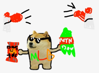 Doge Drawing, HD Png Download, Free Download