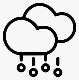Cloud Clouds Hail Stone Rain Rainfall - Snowing Transparent Clip Art, HD Png Download, Free Download