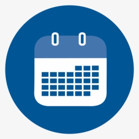 Cal - Blue Calendar Icon Png, Transparent Png, Free Download