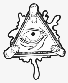 Eye Of Providence Illuminati Sticker Decal Clip Art - All Seeing Eye Transparent Background, HD Png Download, Free Download