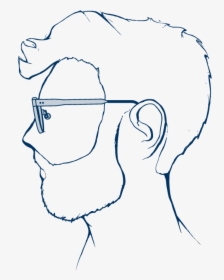 Perfect Fit For Glasses Frames - Sketch, HD Png Download, Free Download