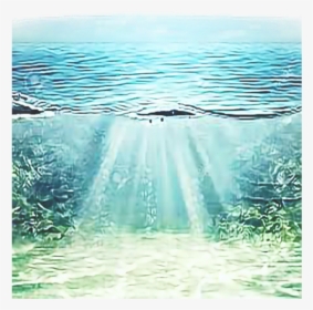 Transparent Ocean Background Png - Water Deep Background Sea, Png Download, Free Download