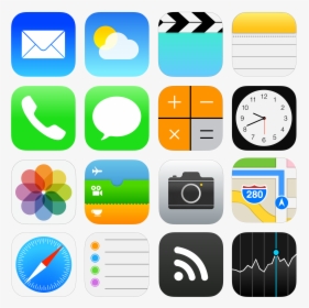 Ios7icon-01 - Iphone Icons Vector Free Download, HD Png Download, Free Download