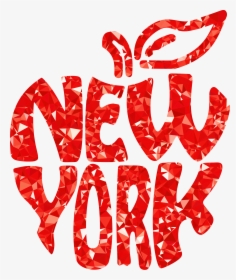 Ruby New York Big Apple Clip Arts - New York Big Apple Clipart, HD Png Download, Free Download