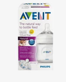 Avent Natural Feeding Bottle 125ml, HD Png Download, Free Download