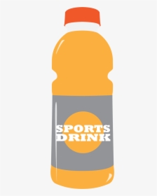 Sports Drink Bottle Vector Clip Art - Sports Drink Bottle Clipart, HD Png Download, Free Download