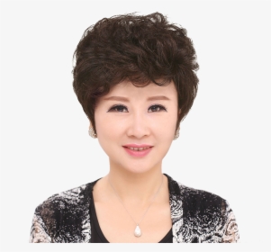Shangmeilai Somoly Wig, Women"s Short Hair, Middle-aged - Wig, HD Png Download, Free Download