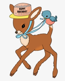 Bambi Birthday Clipart - Cartoon, HD Png Download, Free Download