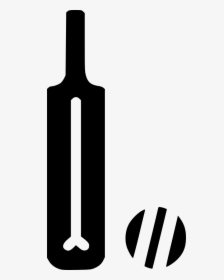 Cricket Ball Bat Equipment Batsman - Sign, HD Png Download, Free Download