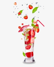 Mocktail Strawberry Mojito Png, Transparent Png, Free Download
