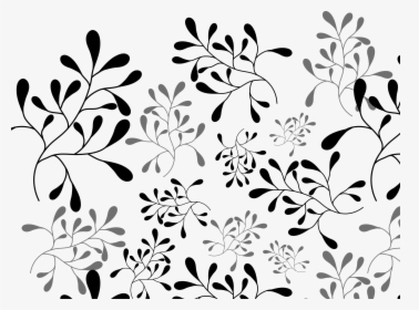 Vector Graphics Illustration Leaf Design Image - Floral Silhouette Background, HD Png Download, Free Download