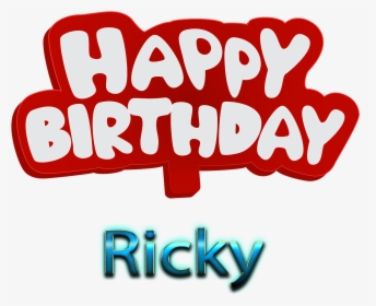 Ricky Name Png Ready-made Logo Effect Images - Happy Birthday Heena Name, Transparent Png, Free Download