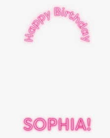 Pink Birthday Snapchat Geofilter Png, Transparent Png, Free Download