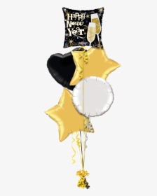 Happy New Year Flutes Christmas Balloon - Balloon, HD Png Download, Free Download