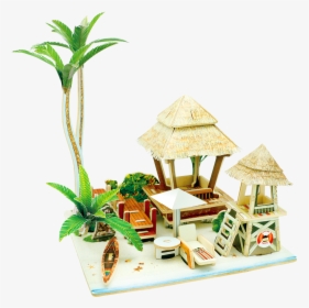 Multi Type 3d Building Jigsaw Puzzle Toy Wooden House - 3d Buildings For Kids, HD Png Download, Free Download
