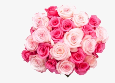 Bouquet Of Birthday Flowers Png Transparent Image - Pink Rose Bucket Png, Png Download, Free Download