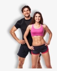 Give Us 15 Minutes - Fitness Man And Woman Png, Transparent Png, Free Download