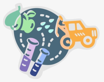 Vector Illustration Of Genetic Engineering With Genetically - Genetic Engineering Vector Png, Transparent Png, Free Download