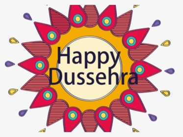 Dussehra Clipart Happy - Happy Dussehra Png Text, Transparent Png, Free Download