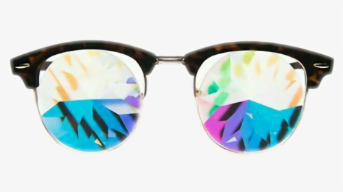 #glasses #glass #crystal #summer #winter #autumn #sunglasses - Electric Blue, HD Png Download, Free Download